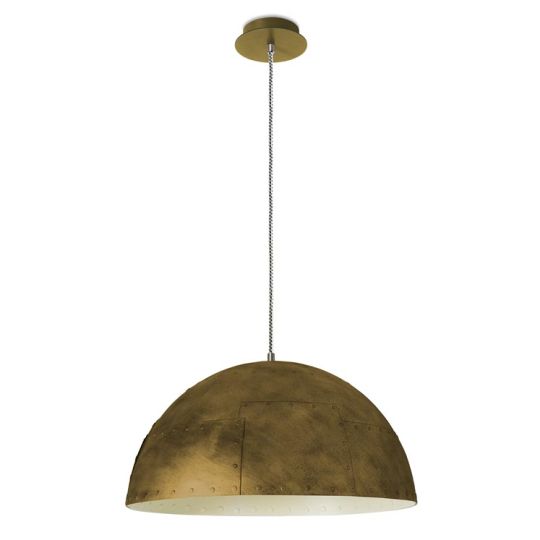 LEDS C4 00-2749-E2-16 Neo Steel/Aluminium Gold/Off-White Pendant