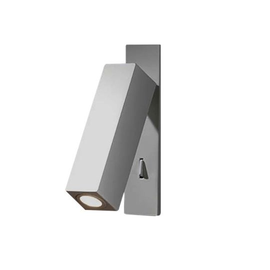 Grok 05-4787-81-81 Hall Aluminium Satin Nickel Recessed Wall Light