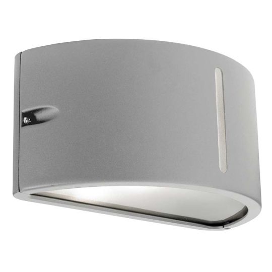 LEDS C4 Lighting - Atena Wall Light Grey, Injected Aluminium, Matt Polycarbonate - 05-9131-34-M3