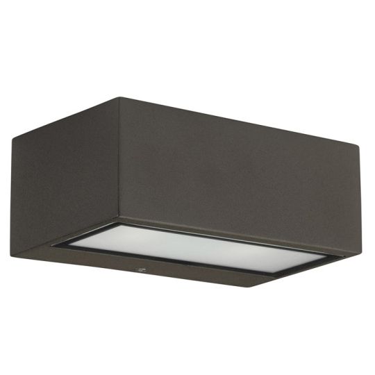 LEDS C4 Lighting - Nemisis Wall Light Brown, Injected Aluminium, Matt Glass - 05-9177-J6-B8