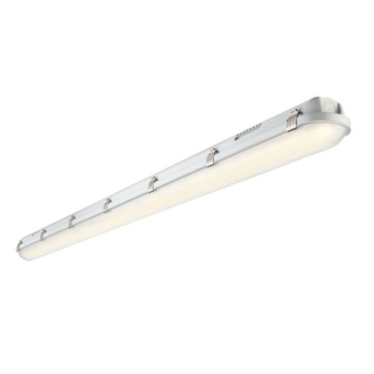 Saxby Led Anti-Corrosive Batten 4000K 5Ft Em Em Ip65 24W in Frosted Pc