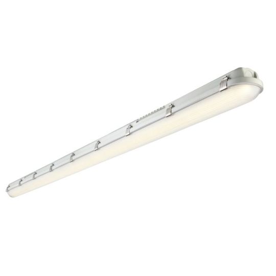 Saxby Led Anti-Corrosive Batten 4000K 6Ft Em Em Ip65 35W in Frosted Pc