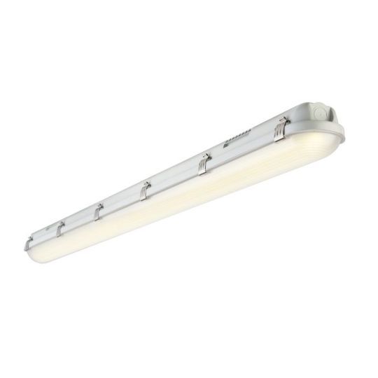 Saxby Led Anti-Corrosive Batten 4000K 4Ft High Lumen Em Em Ip65 30W in Frosted Pc