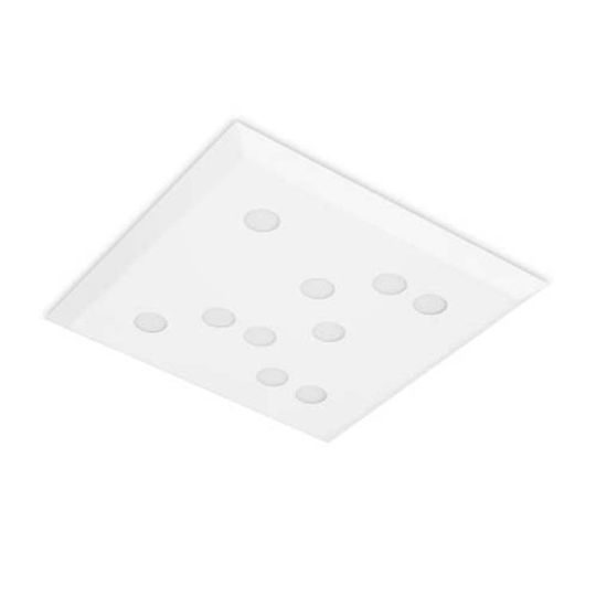 LEDS C4 15-5492-14-14 Wow Steel Matt White Ceiling Light