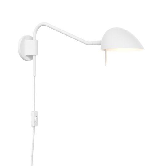 Astro Serge Plug-In Reading Light in Matt White