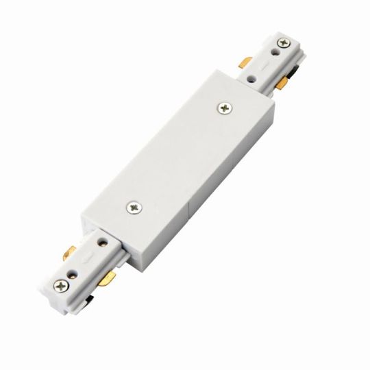 Saxby Track Central Connector in White Abs Plastic