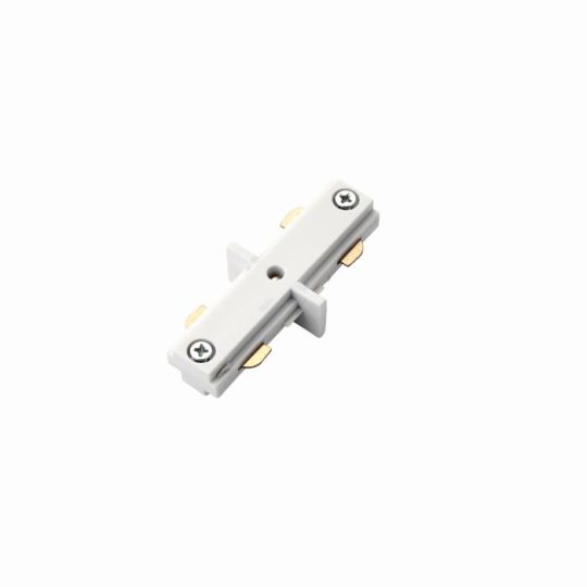 Saxby Track Internal Connector in White Abs Plastic