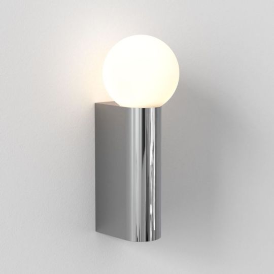 Astro Ortona Single Bathroom Wall Light in Polished Chrome