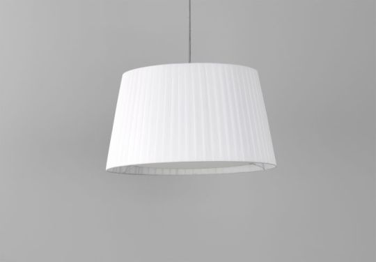 Astro Tapered Round 400 Pleated Shade in White