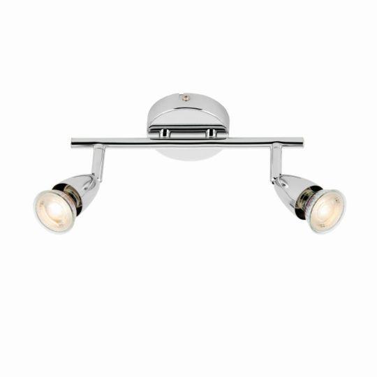 Saxby Amalfi 2Lt Chrome 35W in Chrome Effect Plate