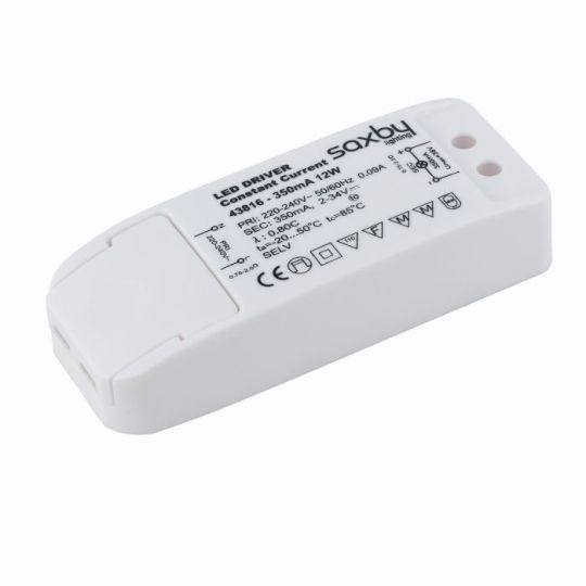 Saxby Led Driver Constant Current 12W 350Ma in Opal Pc