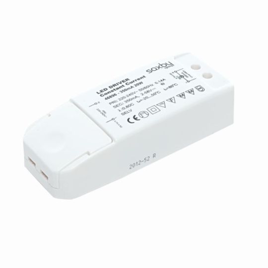 Saxby Led Driver Constant Current 20W 350Ma in Opal Pc