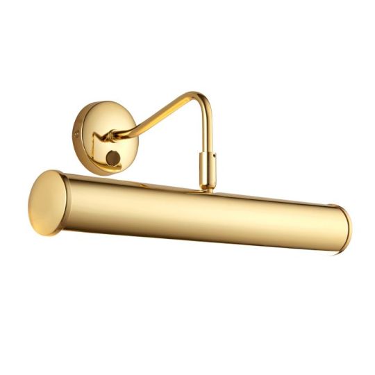 Endon Turner 2lt Wall in Brass Plate