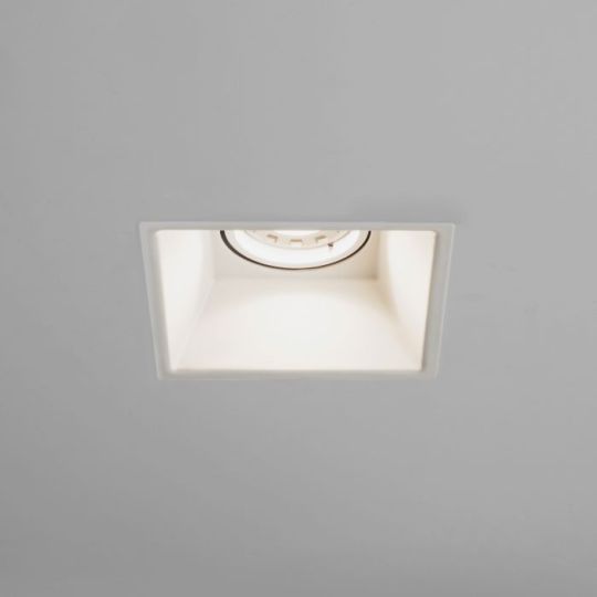 Astro Minima Square Fixed Indoor Downlight in Matt White