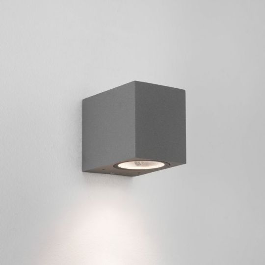 Astro Chios 80 Outdoor Wall Light in Textured Grey