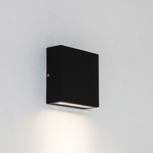 Astro Elis Single LED Outdoor Wall Light in Textured Black