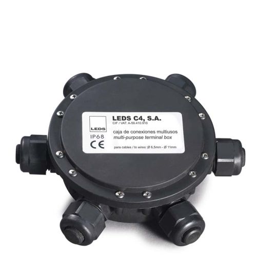 LEDS C4 Lighting - Waterproof Connection Box, IP68, Black