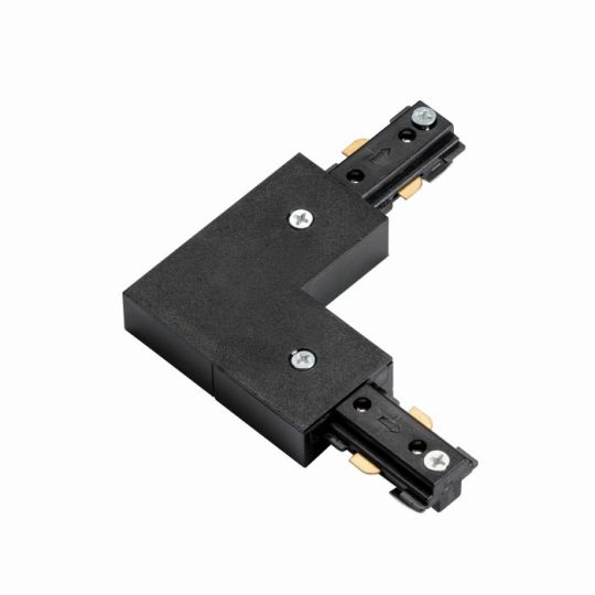 Saxby Track L Connector in Black Pc