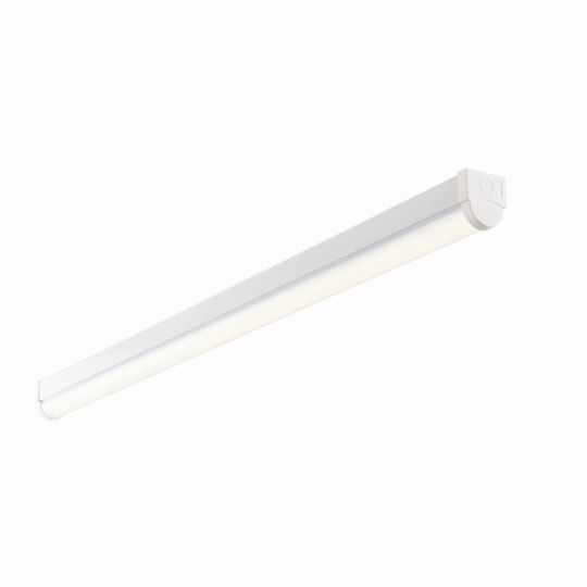 Saxby Rular 4Ft High Lumen 42.5W in Opal Pc & Gloss White Paint