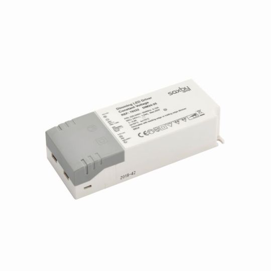 Saxby Led Driver Constant Voltage Dimmable 24V 25W in Opal Pc