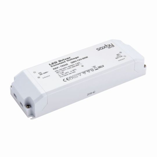 Saxby Led Driver Constant Voltage 12V 60W in Opal Pc