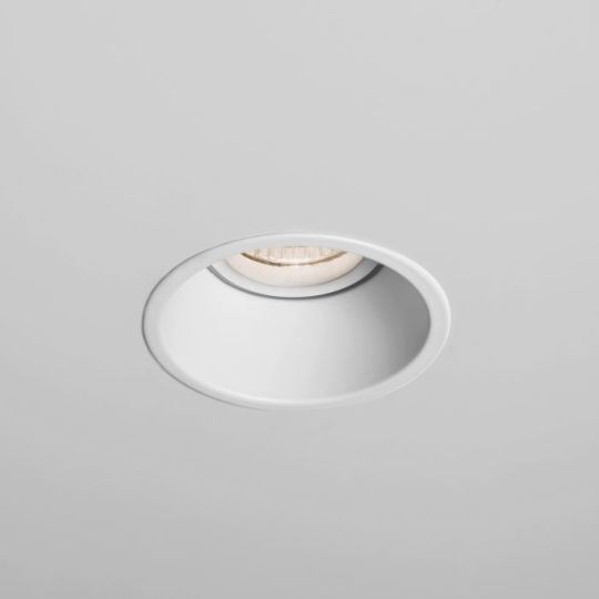 Astro Minima Round Fixed Indoor Downlight in Matt White