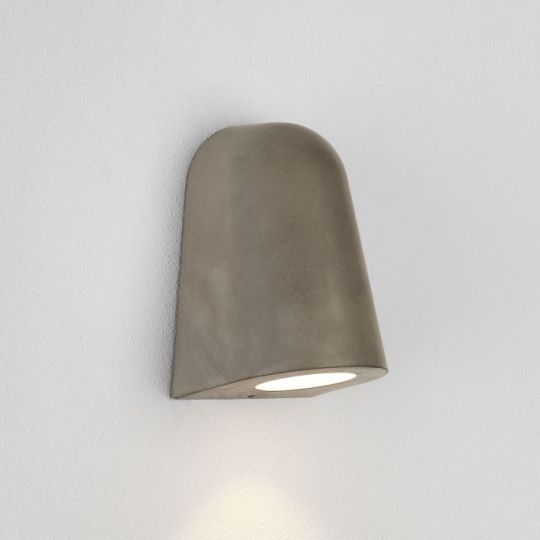 Astro Mast Light Coastal Wall Light in Matt Concrete