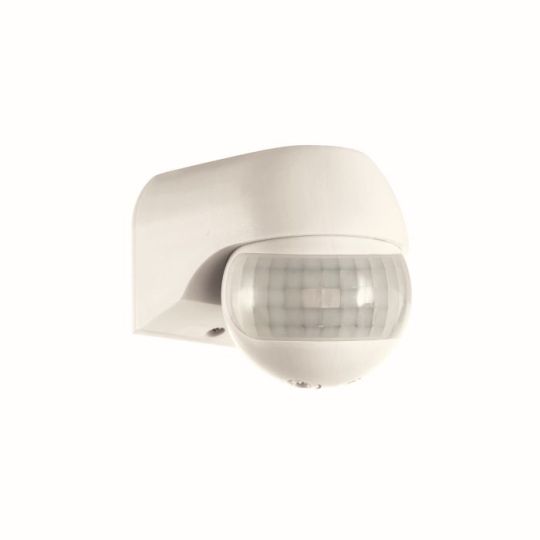 Saxby Pir Security Detector Wall Ip44 in White Abs Plastic