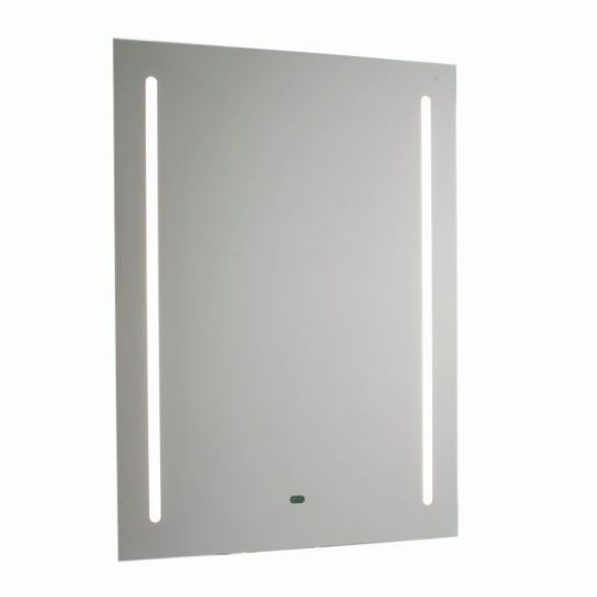 Endon Nero 1lt Wall in Mirrored Glass & Matt Silver Paint