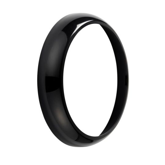 Saxby Saxby Hero Black Plain Bezel in Black Abs Plastic