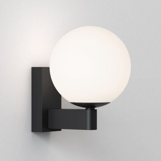 Astro Sagara Bathroom Wall Light in Matt Black