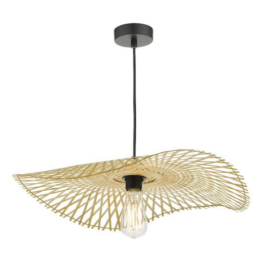 Dar Deja Easy Fit Pendant Natural Rattan