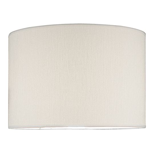 Dar Delta Ivory Cotton Drum Shade 38cm