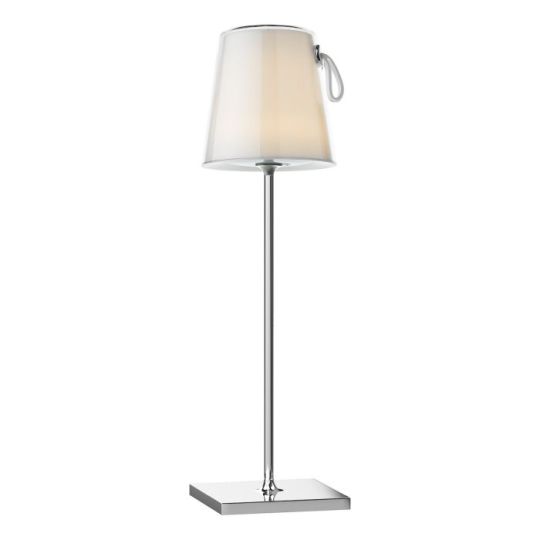 Dar Egor Table Lamp Polished Chrome and Colour Changing LED