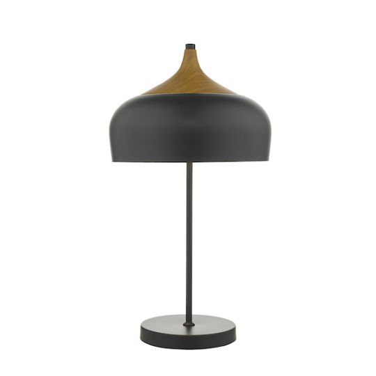 Dar Gaucho 2 Light Table Lamp Black