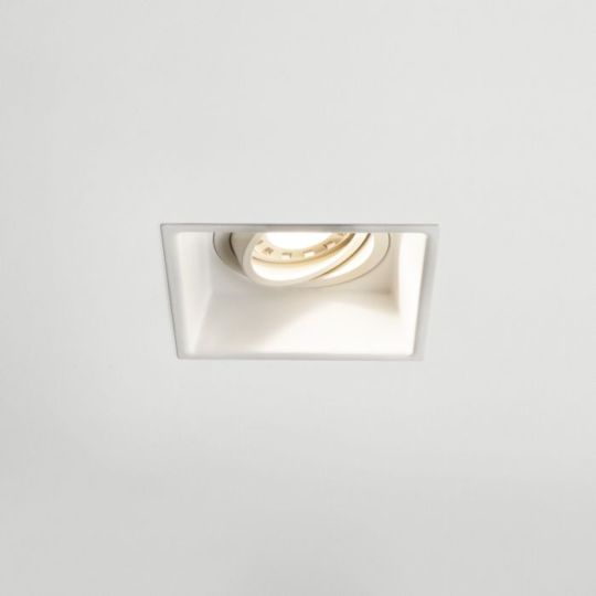 Astro Minima Square Adjustable Indoor Downlight in Matt White