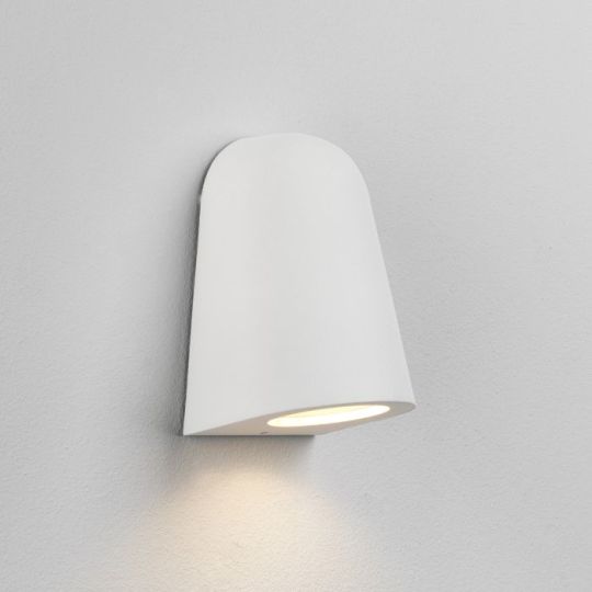 Astro Mast Light Outdoor Wall Light in Textured White