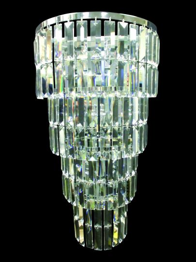 Impex CE20610/05/WB/CH Padua Series Decorative 5 Light Chrome Wall Light