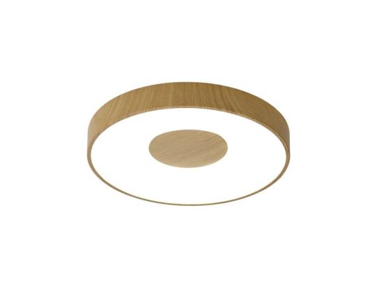 Mantra Coin Round Ceiling 80W LED With Remote Control 2700K-5000K 3900lm Wood Effect 3yrs Warranty