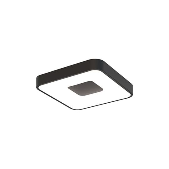 Mantra Coin Square Ceiling 56W LED With Remote Control 2700K-5000K 2500lm Black 3yrs Warranty