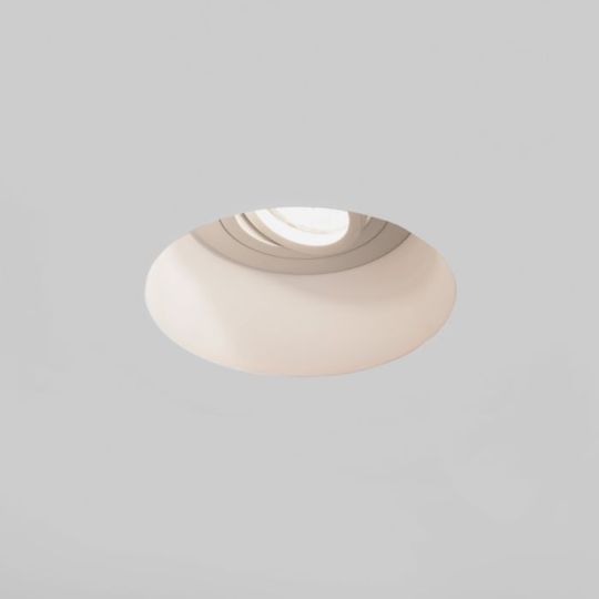 Astro Blanco Round Adjustable Indoor Downlight in Plaster