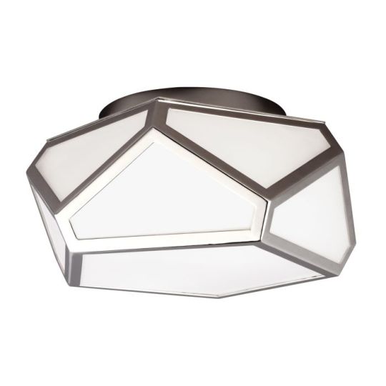 Feiss Diamond 2 Light Flush Mount