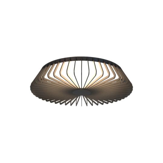 Mantra Himalaya 53cm Round Ceiling (Light Only) 56W LED 2700-5000K Tuneable White 2500lm Remote Control Black 3yrs Warranty