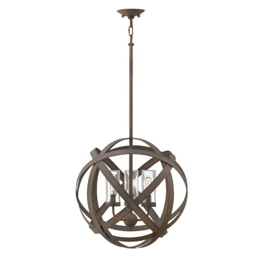 Hinkley Lighting Carson 3 Light Outdoor Chandelier