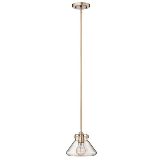 Hinkley Lighting Congress 1 Light Clear Glass Pendant - Brushed Caramel 