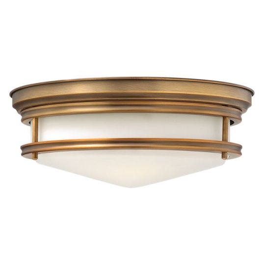 Hinkley Lighting Hadley 3 Light Flush - Brushed Bronze 