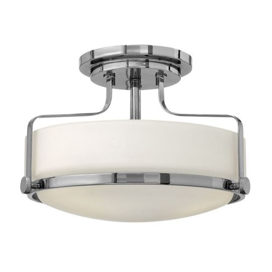 Hinkley Lighting Harper Small Semi-Flush - Polished Chrome