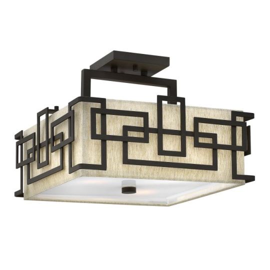 Hinkley Lighting Lanza 3 Light Semi-Flush