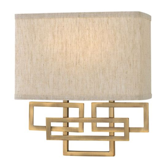 Hinkley Lighting Lanza 2 Light Wall Light - Brushed Bronze