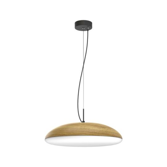 Mantra Kazz Pendant 50cm Round 6 x E27 (Max 20W LED) Wood